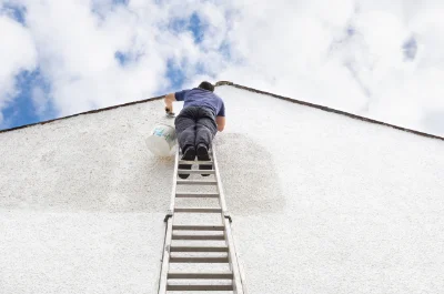 Peinture extérieure à Jonzieux — façades et ravalement